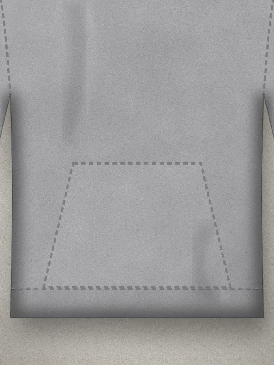 Crewneck Sweatshirt in Grey — fabric detail